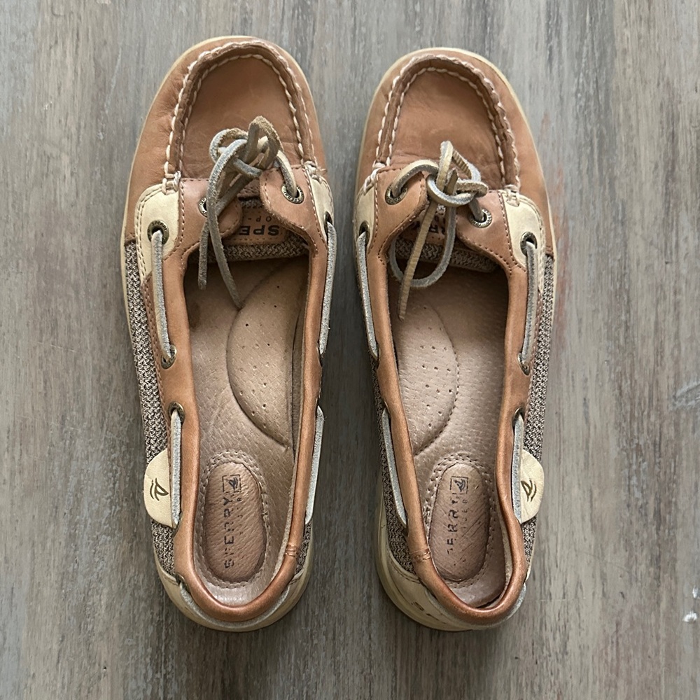 Sperry Women’s Brown and Tan Boat Shoes